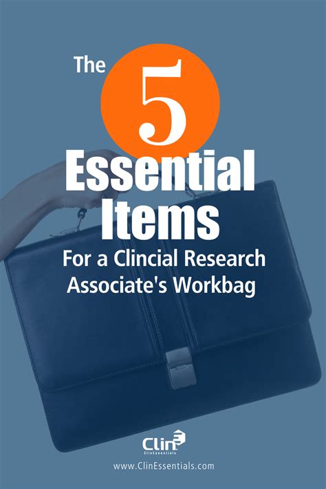 Do You Know The 5 Essential Items For A Clinical Research Associates
