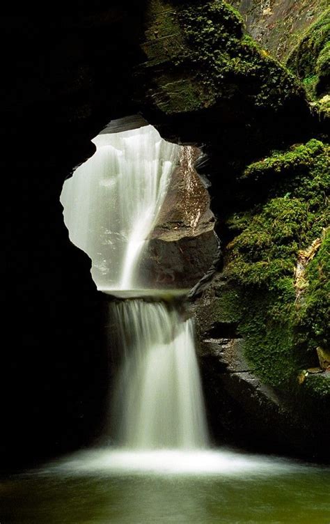 St Nectans Glen Tintagel Cornwall England Beautiful Waterfalls
