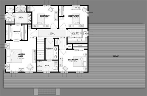 Four Bedrooms Upstairs By Summer Field Gardensweb Design House Plans