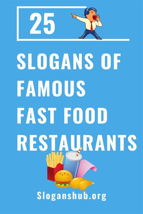 Slogans Of Famous Fast Food Restaurants In The World Fast Food Fast