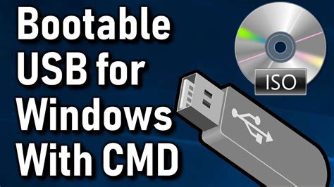 How To Create Bootable Usb Drive From Windows 10 Iso With Cmd Youtube