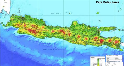 Peta Pulau Jawa : Batas Wilayah, Geografis, Etnis dan Budaya
