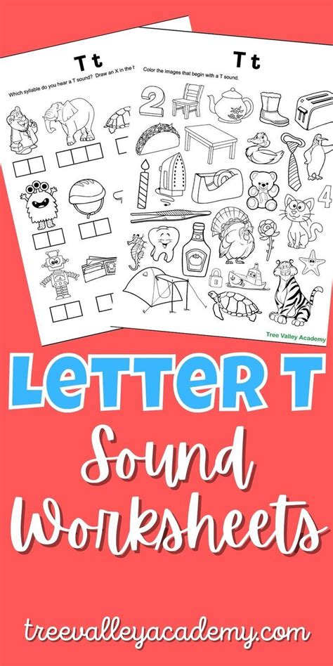 Letter T Sound Worksheets Beginning Sounds Worksheets Phonics