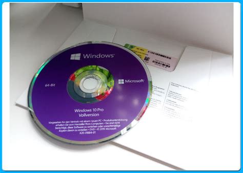 Multi Language Microsoft Windows 10 Pro Software 64 Bit Oem Pack