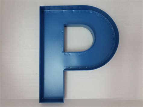 Nursery Wall Letter P Sign Letter Kids Wall Decor Metal Etsy