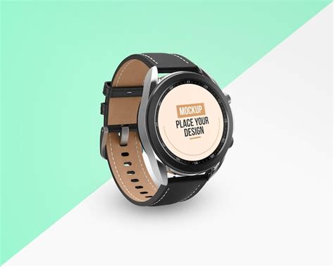 Premium Psd Modern Smartwatches With Screen Mock Up
