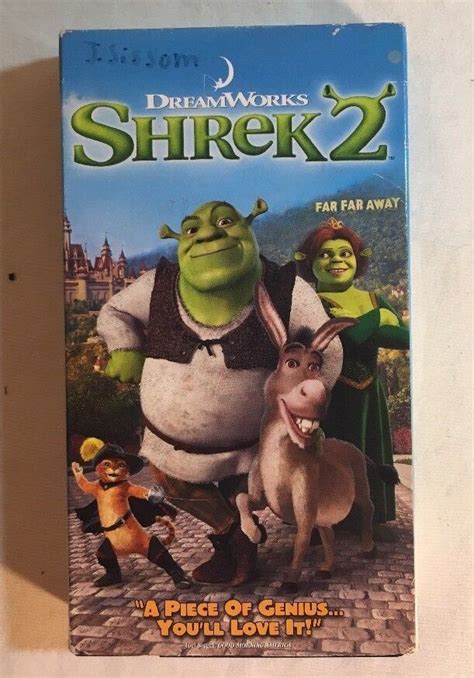 Shrek And Shrek 2 Vhs Lot Dreamworks Special Edition
