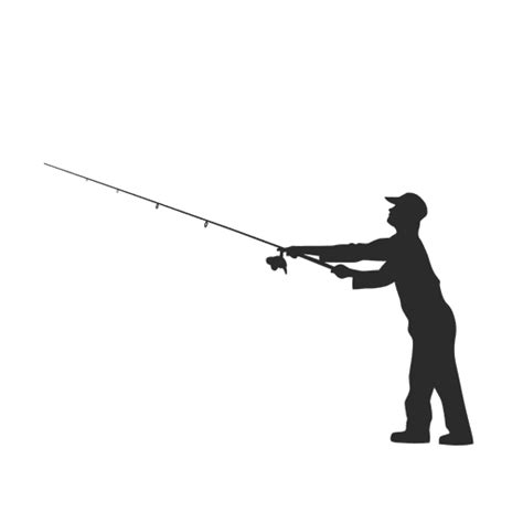 Fish fishing fisherman - Transparent PNG & SVG vector file