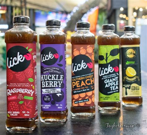 Lick Iced Tea A Healthier Dose Of Our Favorite Flavored Iced Tea