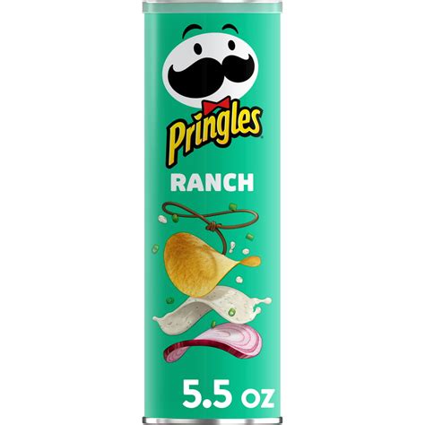 Pringles Potato Crisps Chips Lunch Snacks Snacks On The Go Ranch 5