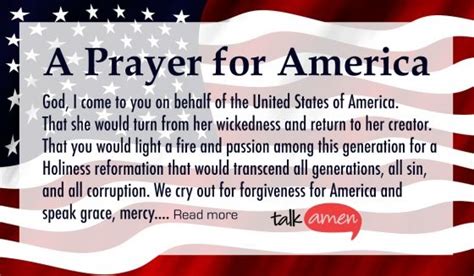 Prayer For Usa Prayers For America Prayers Prayer For The Nation