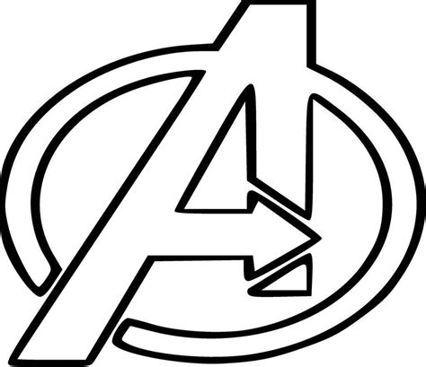 Avengers coloring pages is a printable coloring book for kids of all ages. Avengers Logo Coloring Pages at GetColorings.com | Free ...
