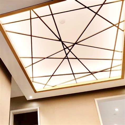 Hmh Architectural Metal And Glass Custom Brass Ceiling Design