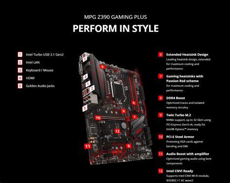 Msi Mpg Z390 Gaming Plus Atx Lga1151 — Rb Tech And Games