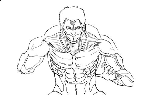 Armored Titan From Attack On Titan Coloring Page Anime Coloring Pages
