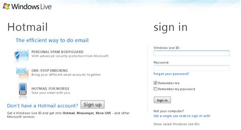 The mailing service was created to make contemplation's on www.hotmail.com log in to my account. How to Sign In Windows Live Hotmail?