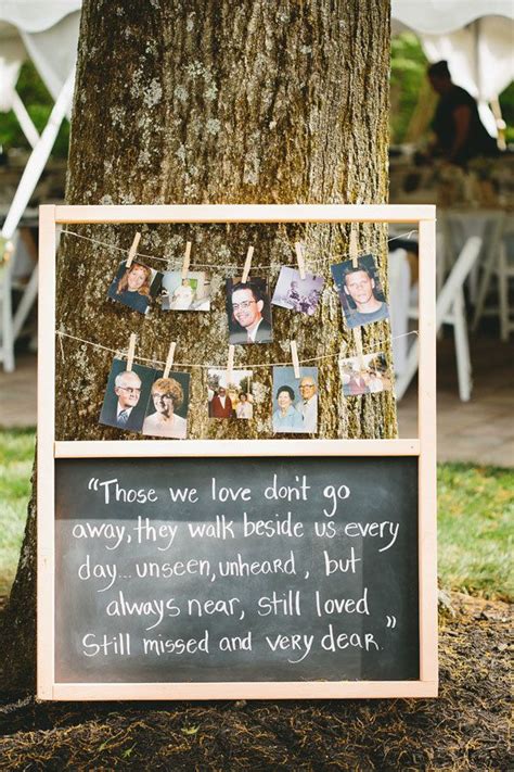12 Heartfelt Ways To Include Lost Loved Ones In Your Wedding Day