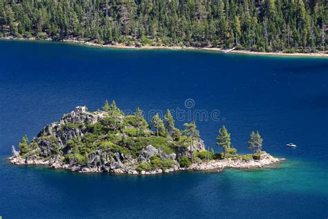 Fannette Island In Emerald Bay Lake Tahoe California Usa Stock Image