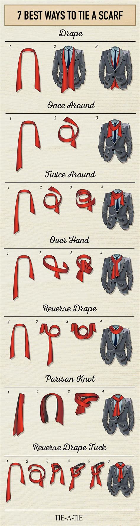 Ways To Tie Scarves