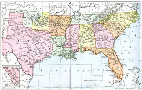 Southern Region Map