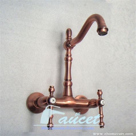This product is highly engineered with high quality materials to ensure greater. Classic Style Wall Mount Antique Copper Kitchen Faucet ...