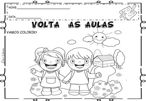 Postagens mais visitadas deste blog. Dani Educar: Atividades para colorir volta ás aulas