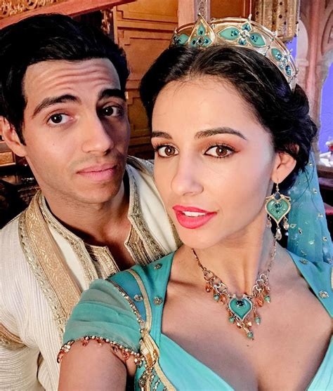 Naomi Scott And Mena Massoud In Aladdin Together Pictures And Photoshoot