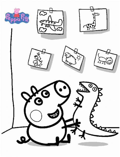 Coloriage Peppa Pig gratuit à imprimer