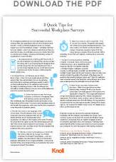 8 Quick Tips for Successful Workplace Surveys | Workplace Research