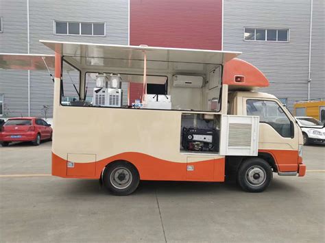 Small Mobile Store Van For Fast Food Selling Snack Vending Truck