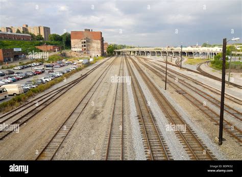 Railroad Yard Tracks In Knoxville Tennessee Usa Photo By Darrell
