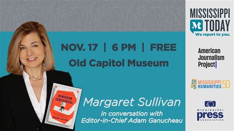 Mississippi Today To Host Acclaimed Media Critic Margaret Sullivan