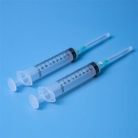 10ml Disposable Syringe Medical Injector Luer Sliplock Withwithout