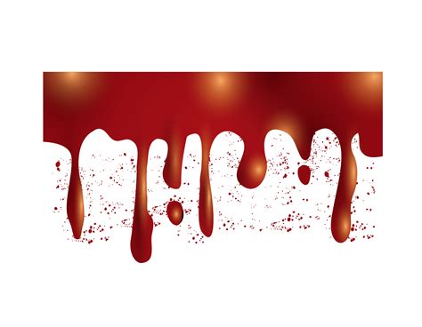 Blood Font Halloween Bloody Border Png Download 53204131 Free