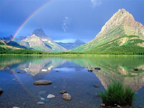 Landscape With A Rainbow Wallpapers And Images
