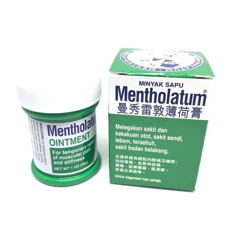 I have multiple of these laying around in the house and my bags. Mentholatum Balm 30g - mentholatum