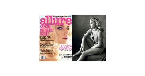 Photos Of Jessica Simpson On The March Cover Of Allure Magazine 2010 02