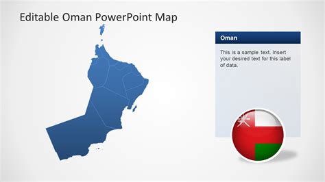 Editable Oman Map For Powerpoint Slidemodel