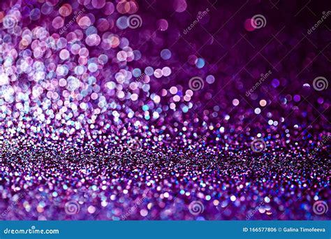 Purple Glitter Raster Festive Background Abstract Violet Blurred