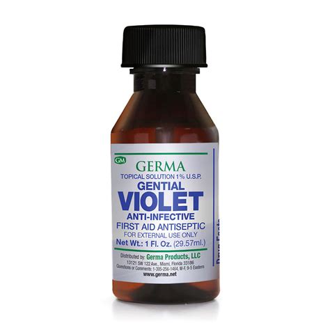 Germa Gentian Violet Antisepticvioleta Cristal Antiseptico 1oz