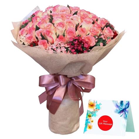100 Pink Roses Bouquet Of Love