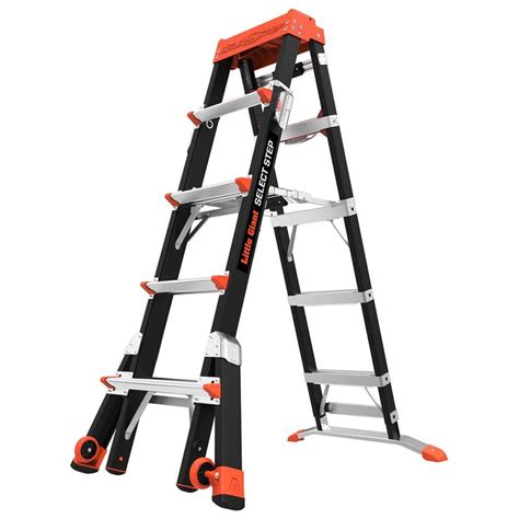 Little Giant Ladders 8 Ft Fiberglass Type 1aa 375 Lbs Capacity