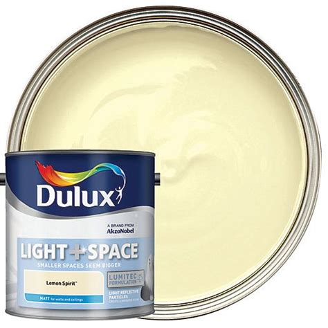 Maybe you would like to learn more about one of these? Dulux - Lemon Spirit - Light + Space Matt Emulsion Paint ...
