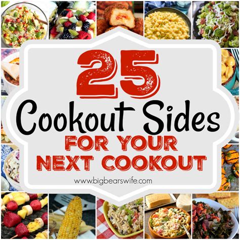 Celebrate by hosting a summer cookout party with a diy hot dog toppings bar. 25 Scrumptious Cookout Sides for your next cookout - Big ...