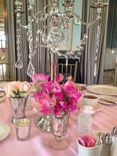 Vintage Hot Pink Centerpiece Hot Pink Weddings Pink Wedding Flowers