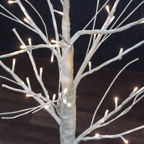 120 150 180cm Christmas White Birch Twig Branch Tree In Warm White L