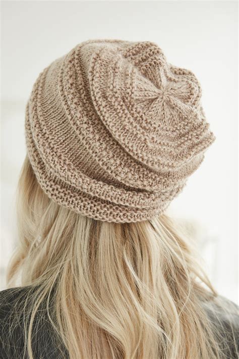 The easy slouchy beanie hat free knitting pattern makes the perfect unisex hat with the perfect amount of. Simple Texture Slouch Hat (Knit) | Knitted hat patterns ...