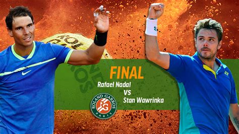 Publié le 13 juin 2021. Final Roland Garros 2017: Nadal Vs Wawrinka: Horario y ...