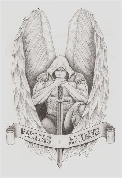 Angel Tattoo Archangel Tattoo St Michael Tattoo Archangel Michael