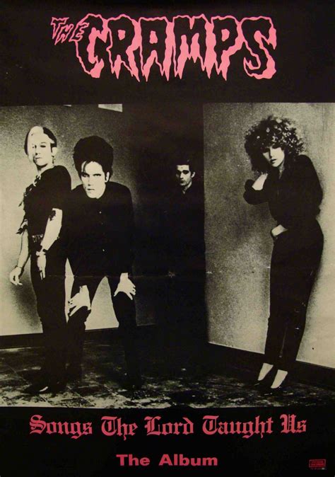 The Cramps Promo Poster For Their Debut Album Songs The Lord Taught Us